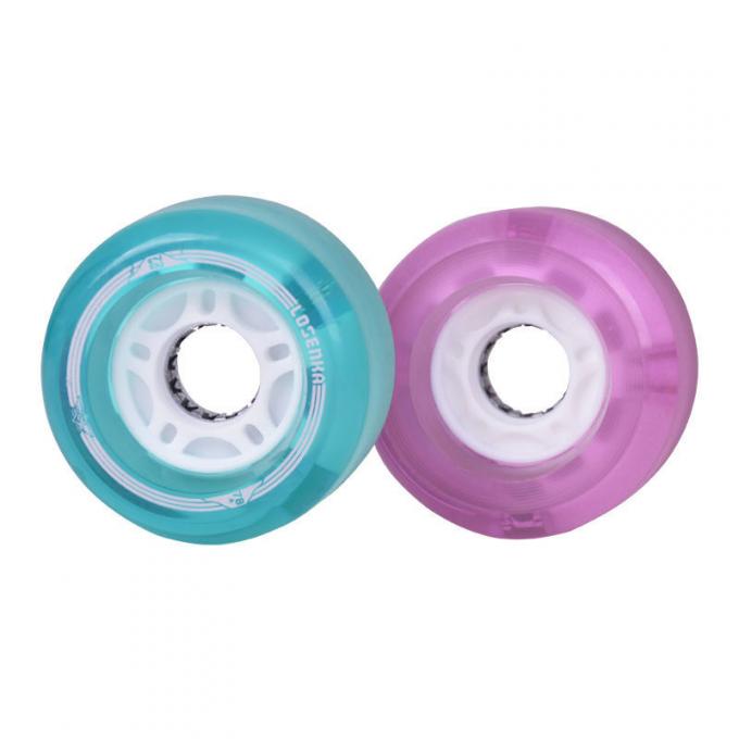 50MM-59MM LED আলোকিত স্কেটবোর্ড চাকা পিইউ ক্রুজার স্কেটবোর্ড চাকা 1