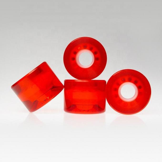 মসৃণ স্লাইডিং পিইউ স্কেটবোর্ড চাকা 70mm 80mm 90mm লংবোর্ড চাকা 2