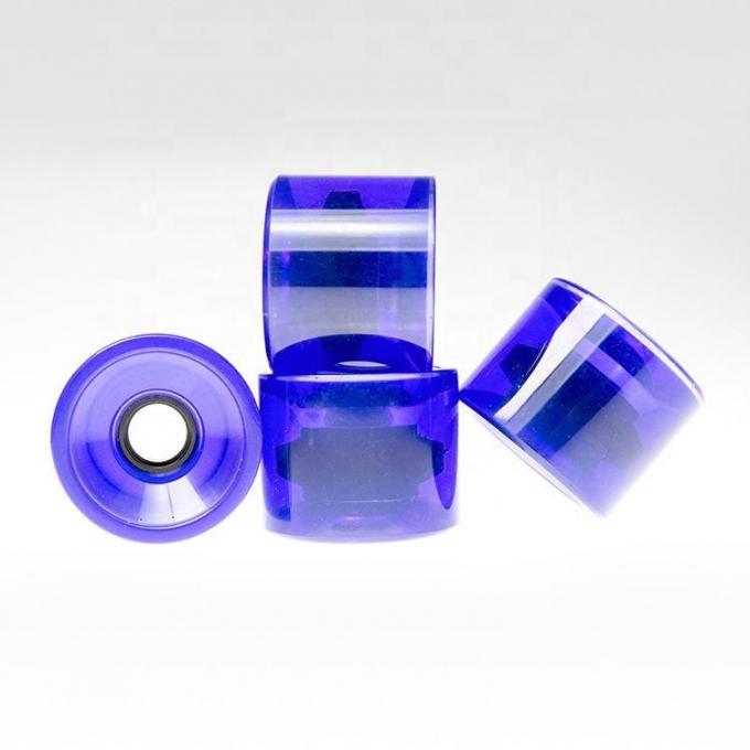 মসৃণ স্লাইডিং পিইউ স্কেটবোর্ড চাকা 70mm 80mm 90mm লংবোর্ড চাকা 1