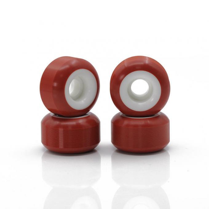 50mm-59mm পলিউরেথেন স্কেটবোর্ড চাকা 92A-104A কঠোরতা পরিধান প্রতিরোধী 1
